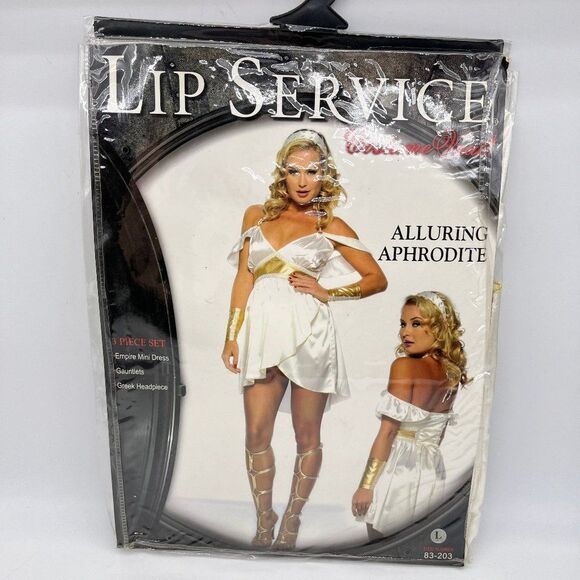 New Lip Service Alluring Aphrodite Costume - Size L - Picture 1 of 6